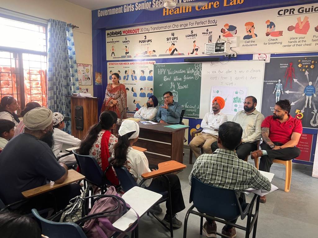 Statelevel Mega ParentTeacher Meet successfully organized at Government Girls School Patiala